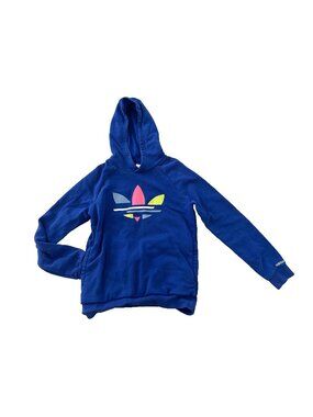 Adidas Boys Kids Hoodie H14514 Blue ( 11-12 yrs )